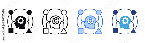 Adaptability icon sheet multiple style collection