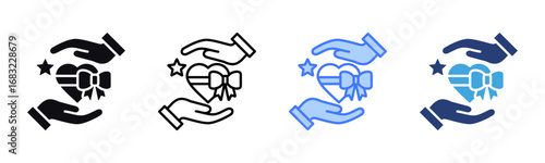 Loyalty icon sheet multiple style collection