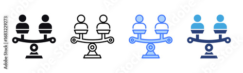 Equality icon sheet multiple style collection