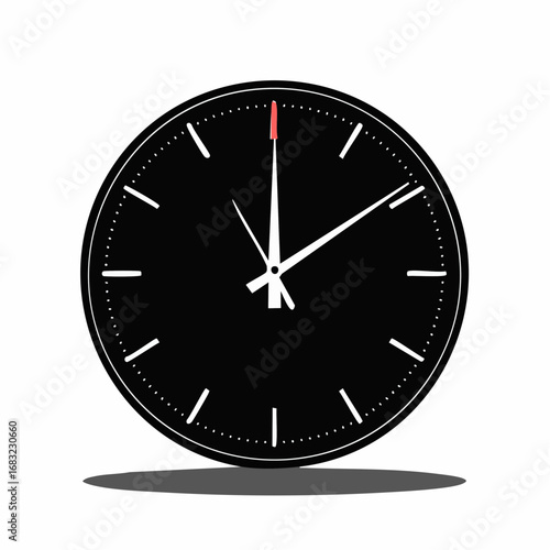 Einfache Uhr als Vektorgrafik
