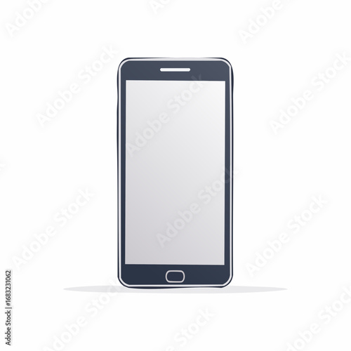 Einfaches Smartphone-Symbol als Vektorgrafik