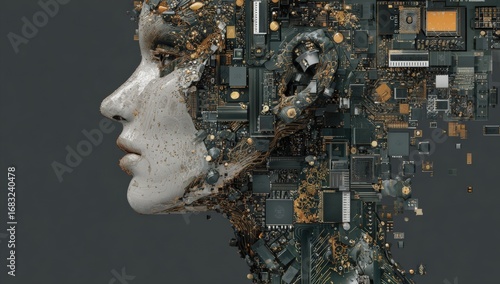 Digital Art Portrait of a Woman