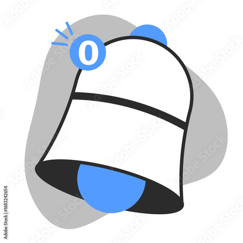 empty notification illustration for empty state description