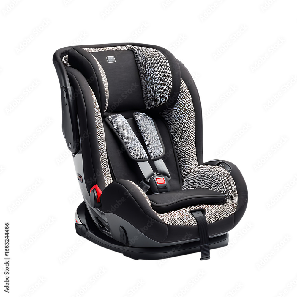 Naklejka premium Safe and comfortable car seat for infants and toddlers.