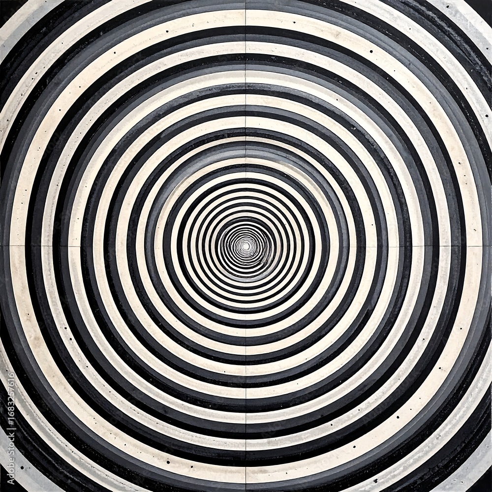 Obraz premium Abstract concentric circles (1)