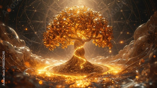 A cosmic vision of abundance in luxurious style