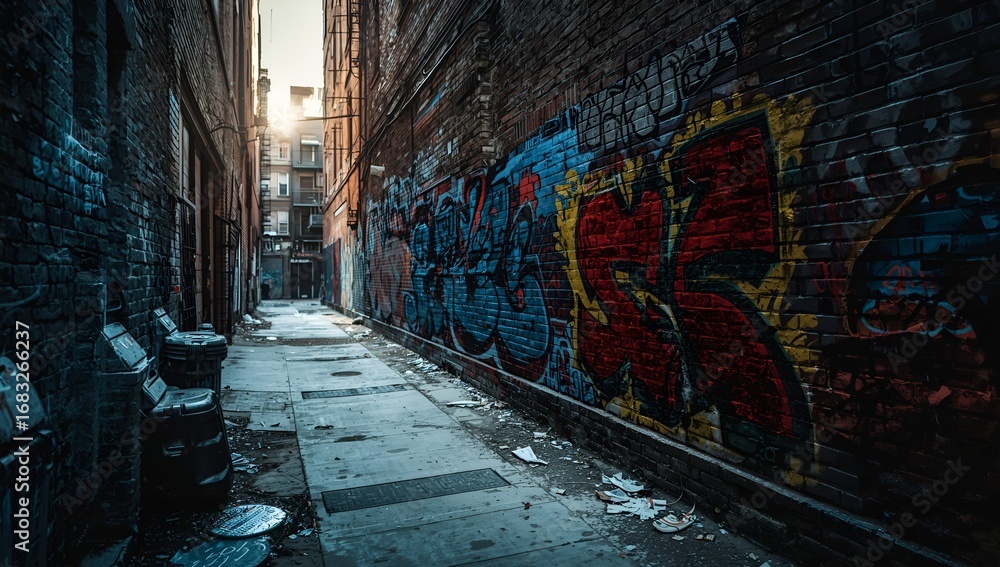 Fototapeta premium graffiti on the street in berlin