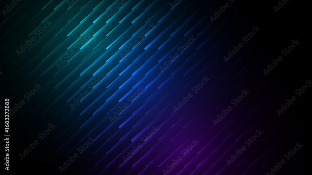 Obraz premium Abstract diagonal falling rain streaks on dark background pattern