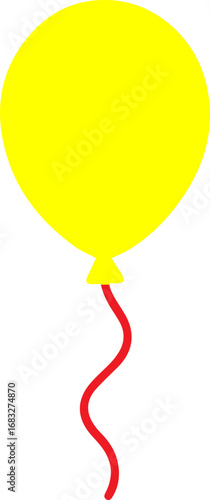 Colorful Balloons Party Celebration Icon
