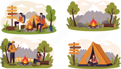 Camping Adventure with Friends