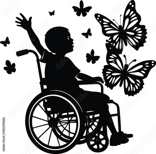 disabled woman in wheelchair