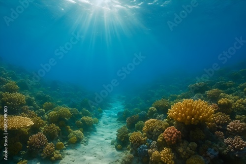 Wallpaper Mural Maldives, tropical paradise in the Indian Ocean, famous for white sandy beaches, crystal clear water, coral reefs, and luxury resorts. Perfect for travel, tourism, and vacation themes. Torontodigital.ca