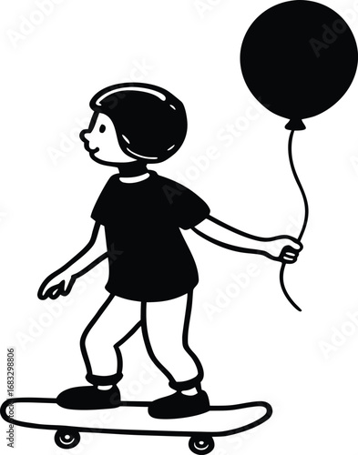 boy and girl playing with ball