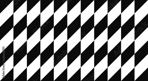 Abstract Monochrome Diagonal Diamond Pattern Texture