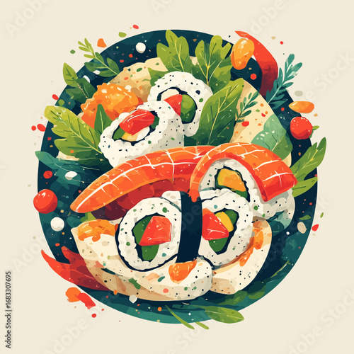 Delicious Sushi Design Very Cool