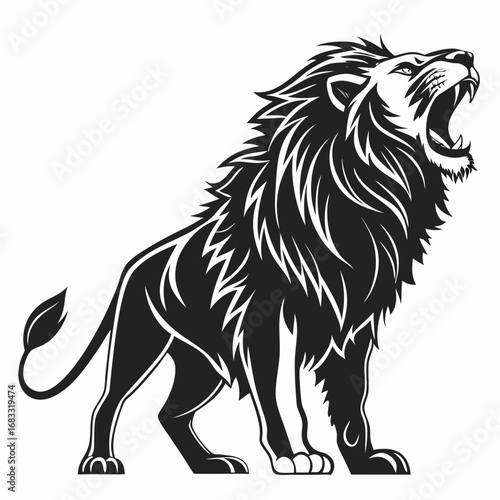 lion vinyl ready vector