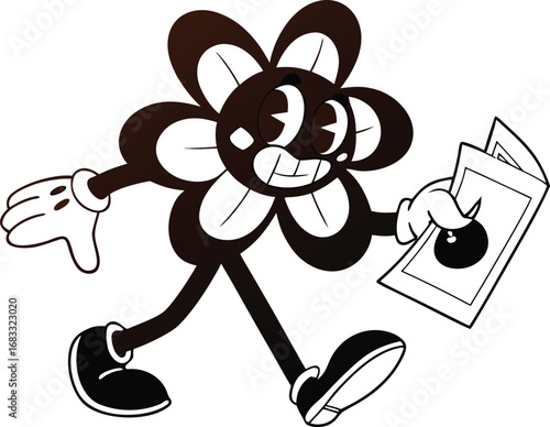 cartoon illustration of a man