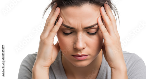 Wallpaper Mural pain Headache headache health Pain Woman Pain. migraine with stress Feeling Torontodigital.ca