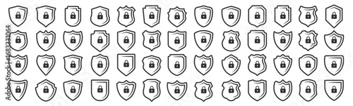 shield, lock, security, protection, privacy, safety, defense, guard, secure, vector, icon, symbol, badge, emblem, safe, protect, access, block, forbidden, password, web, app, cyber, data, firewall