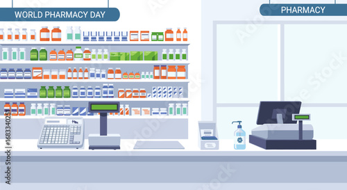 Celebrate World Pharmacy Day with stocked shelves and modern point of sale system design