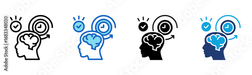 Memory icon Multi Style Vector Illustration