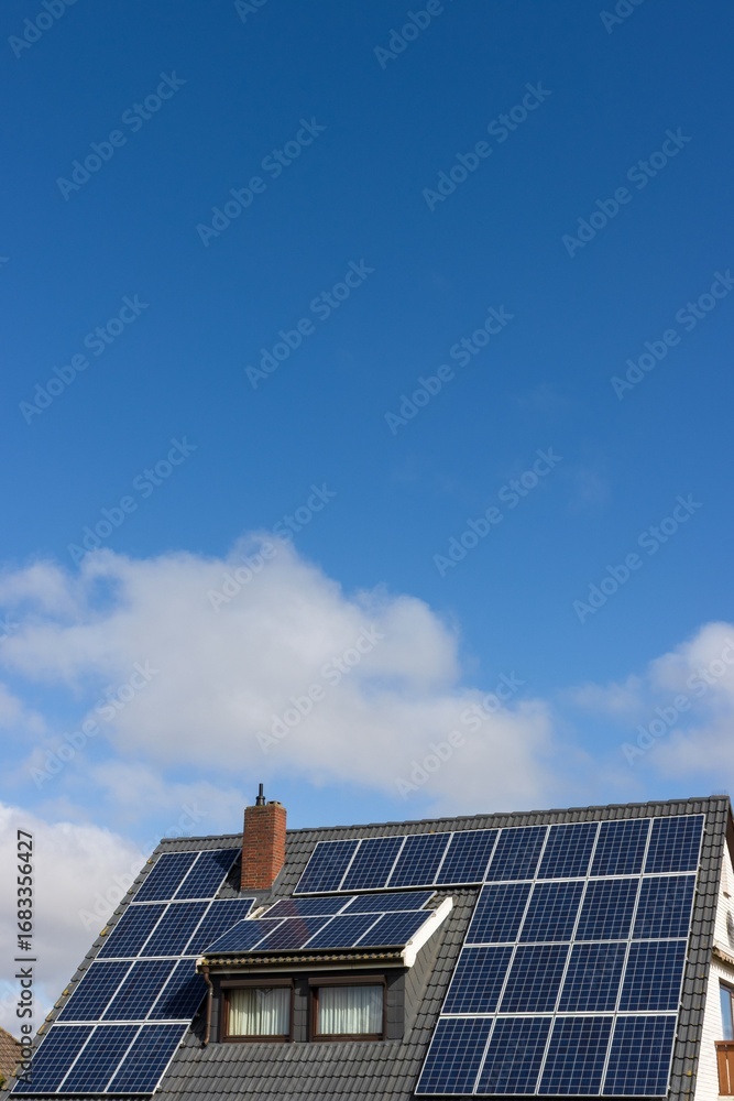 Fototapeta premium solar plant, photovoltaic modules