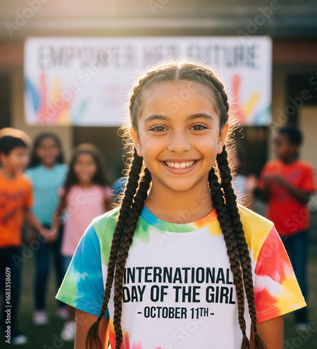 Smiling Girl for International Day of the Girl