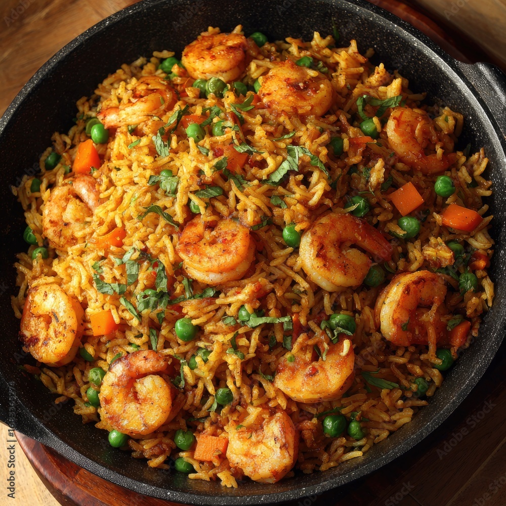 Fototapeta premium Curry Seafood Rice