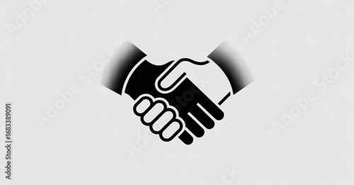 hand shake vector