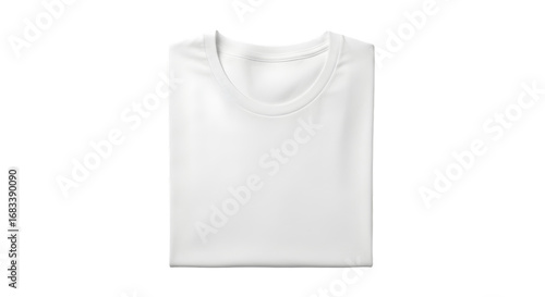 Folded white t shirt