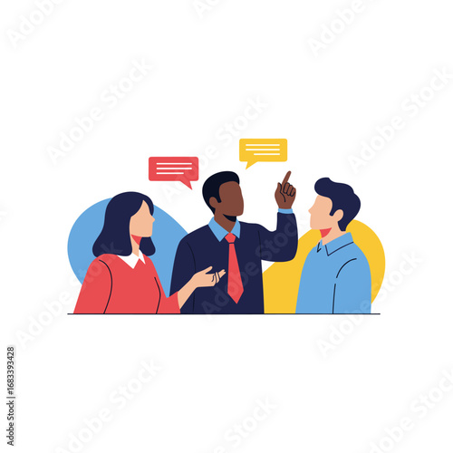 Diverse business team collaborating effectively during a meeting discussing new ideas and strategies