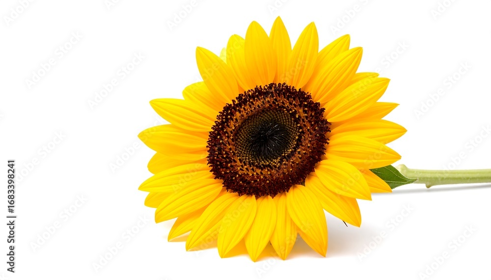 Obraz premium Bright yellow sunflower bloom