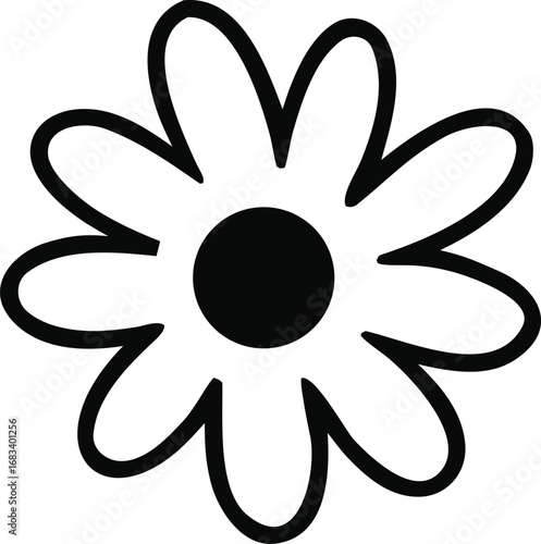 abstract flower vector illustration