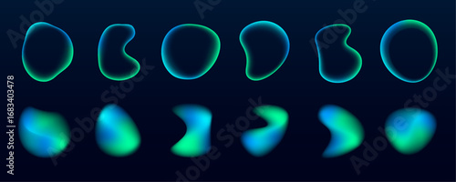 A blend of chromatic gradients flows smoothly across an abstract mesh. The soft color shifts add depth and visual interest. Ideal for backgrounds in creative or tech projects. PNG