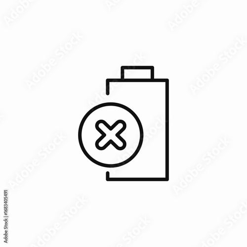 battery charging thunderbolt icon sign vector