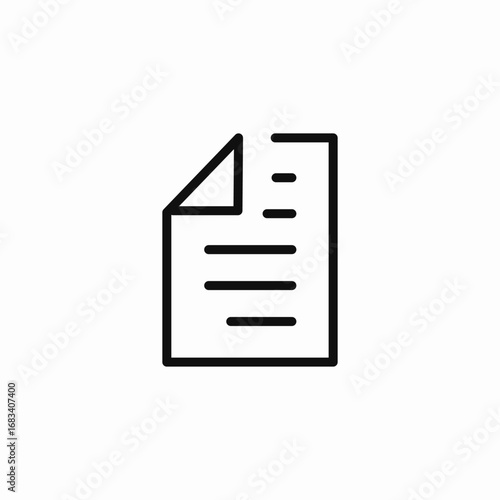 digital document file icon sign vector