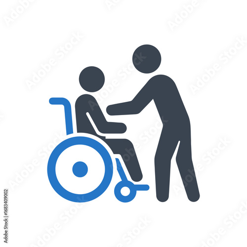 Wheelchair help icon