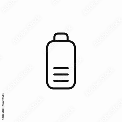 medium battery level icon sign vector
