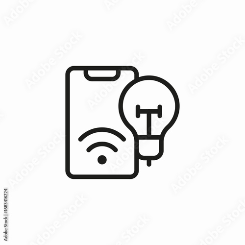 phone controls lighting icon sign vector