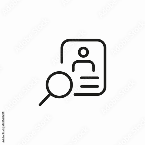search user profile icon sign vector