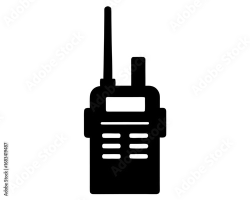 Walkie Talkies Silhouette