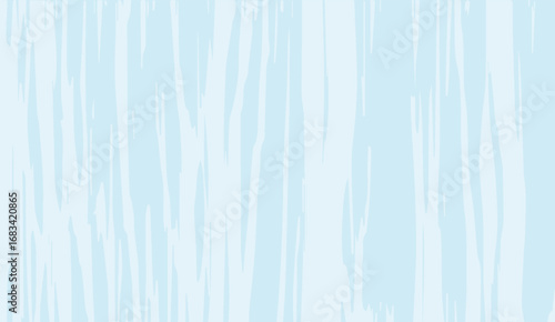 Light blue vertical strokes with varied widths create a calming and abstract visual texture, suggesting a sense of serene motion, with a minimalistic color scheme and design