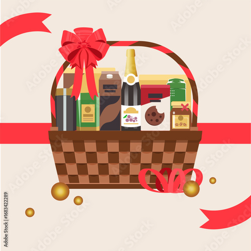 Gourmet Food Gift Basket and Hamper