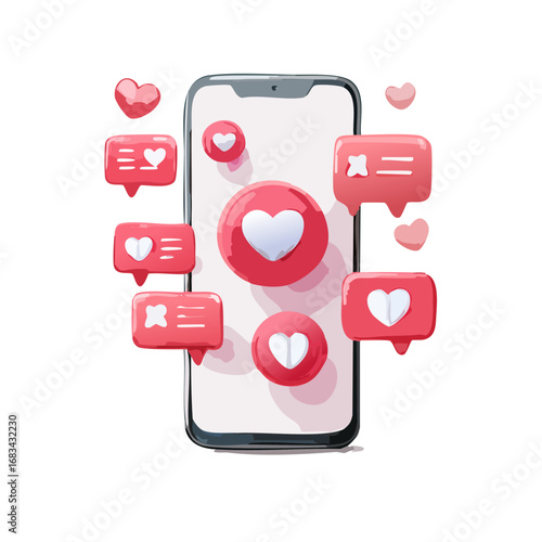 Social Media Likes and Love Reactions