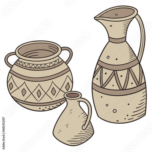 illustration of a jug
