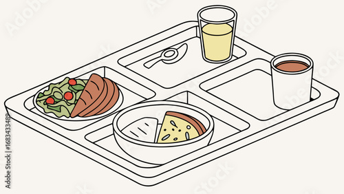 vector illustration of a food