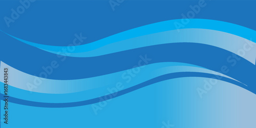 Blue and white business wave banner background. vector.modern,eps 10.