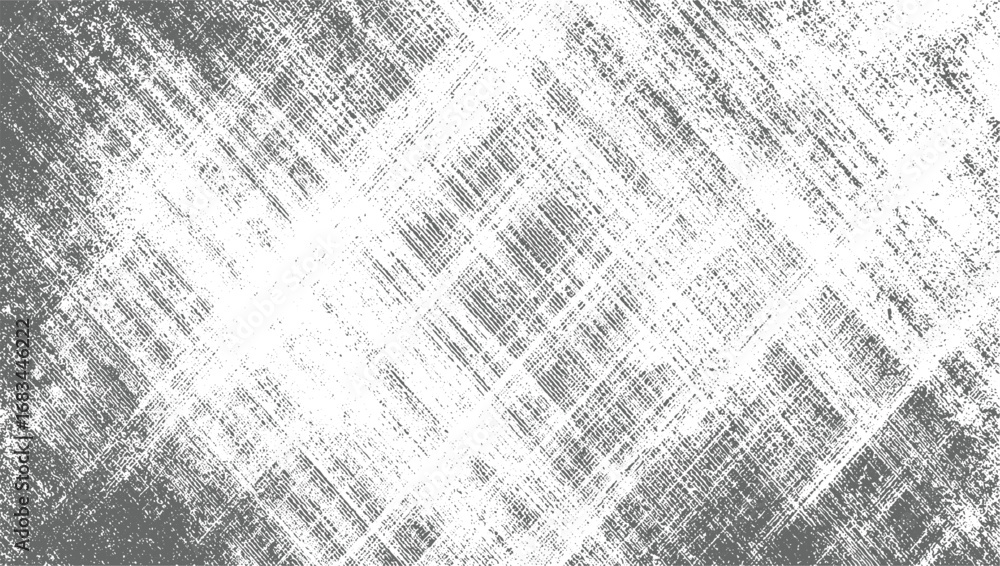 Fototapeta premium Grunge Distressed Black and White Noise Texture, Dust Overlay Particles, Vintage Abstract Vector Illustration, Rough Transparent Texture Design