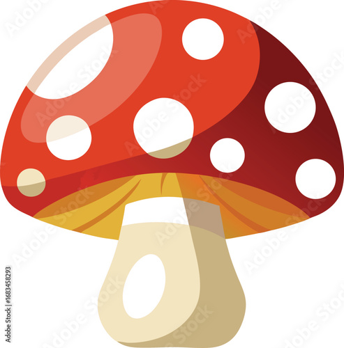 mushrooms on a green grass