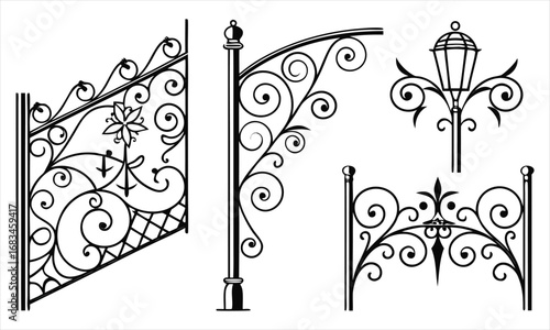 wrought iron gate